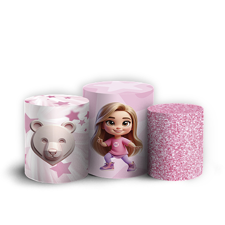 Capas Trio Cilindro Sublimado Vest Facil - Os Aventureiros