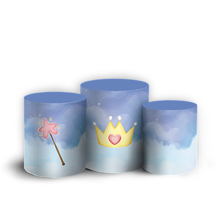 Capas Trio Cilindro Sublimado Vest Facil - Encantado