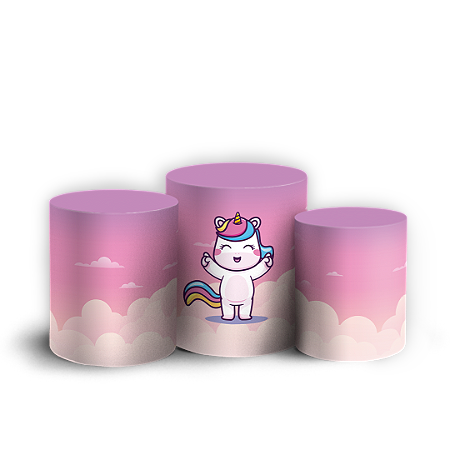 Capas Trio Cilindro Sublimado Vest Facil - Encantado