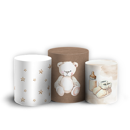 Capas Trio Cilindro Sublimado Vest Facil - Revelação