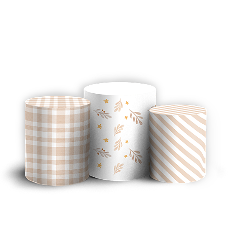 Capas Trio Cilindro Sublimado Vest Facil - Revelação