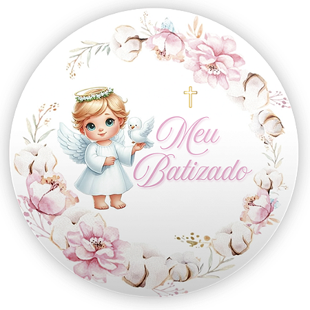 Mini Painel - Batizado - Sublimado 3D