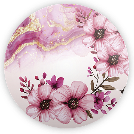 Capa Mini Painel Sublimado - Floral