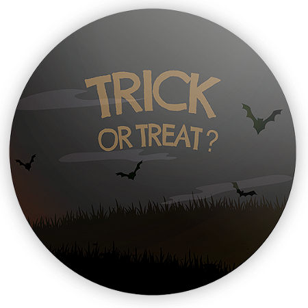 Capa Mini Painel Sublimado - Dia das Bruxas Halloween