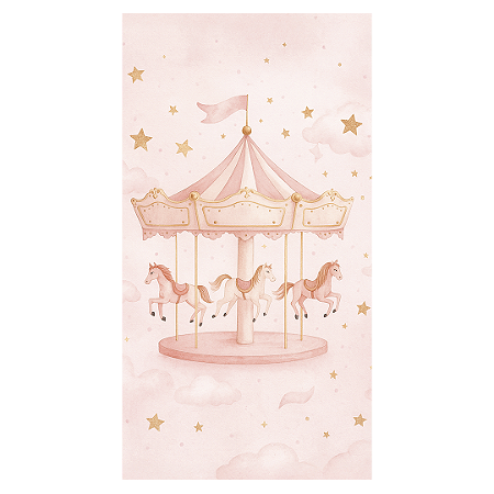 Faixa Lateral - Ursinho Bailarina - Sublimado 3D