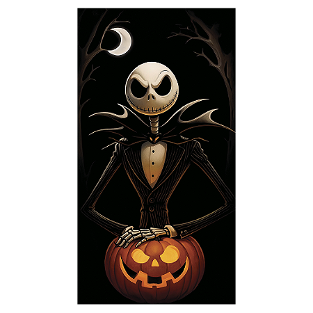 Capa Faixa Lateral Sublimado - O Estranho Mundo De Jack