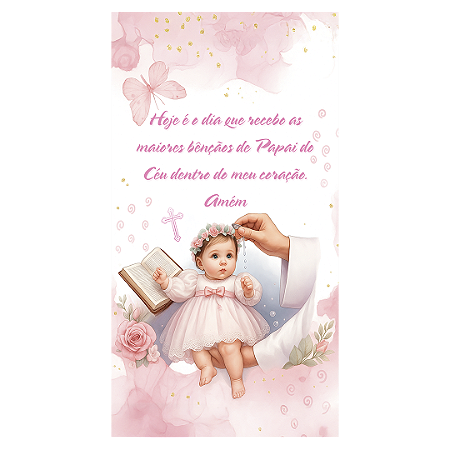 Capa Faixa Lateral Sublimado - Batizado