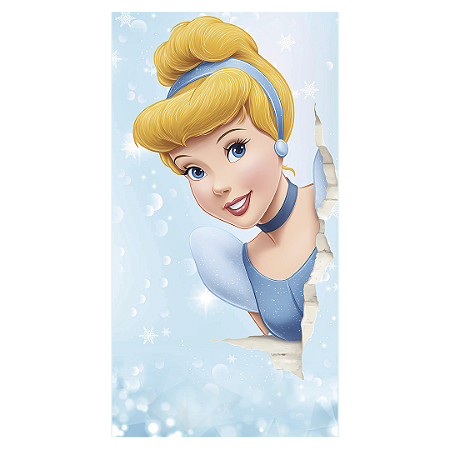 Capa Faixa Lateral Sublimado - Princesa Cinderela