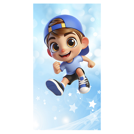 Capa Faixa Lateral Sublimado - Luccas Neto