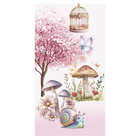 Faixa Lateral - Jardim - Sublimado 3D