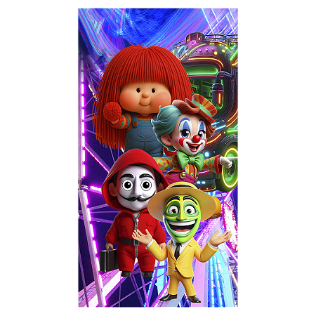 Capa Faixa Lateral Sublimado - Carreta Furacão