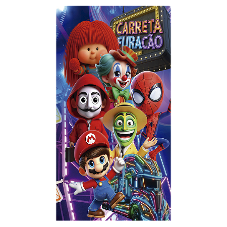 Capa Faixa Lateral Sublimado - Carreta FuracÃo