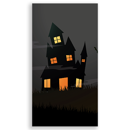 Capa Faixa Lateral Sublimado - Dia das Bruxas Halloween