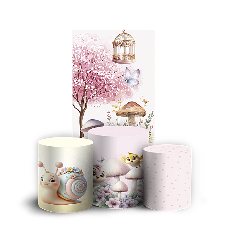 Capas Faixa Lateral e Trio Cilindro Sublimado Vest Facil - Jardim