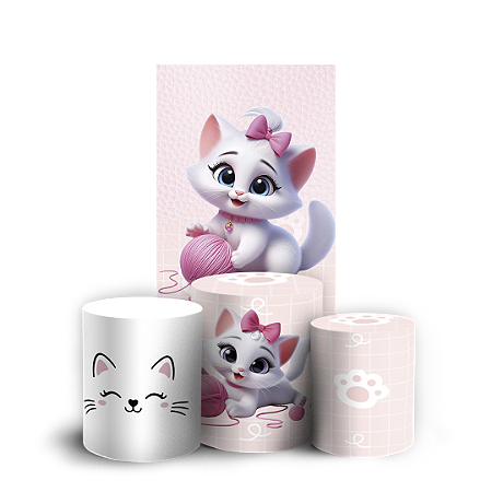 Capas Faixa Lateral e Trio Cilindro Sublimado Vest Facil - Gata Marie