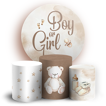 Capas Painel Redondo e Trio Cilindro Sublimado - Revelação