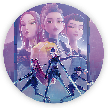 Capa Mini Painel Sublimado - Guerreiras do K Pop