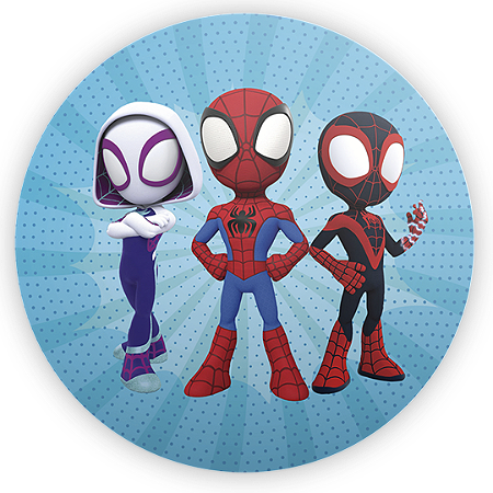 Capa Painel Redondo Sublimado - Homem Aranha Miles Morales