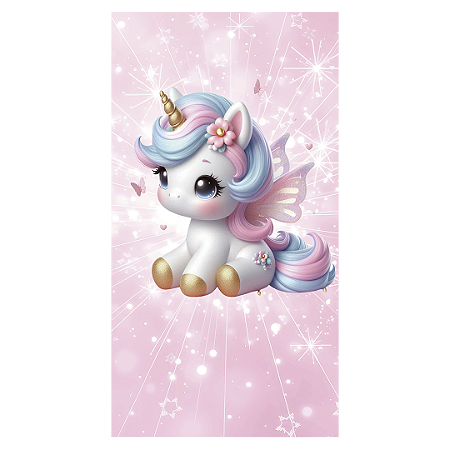 Capa Faixa Lateral Sublimado - Unicórnio