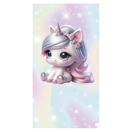 Capa Faixa Lateral Sublimado - Unicórnio