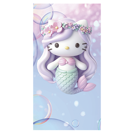 Capa Faixa Lateral Sublimado - Hello Kitty