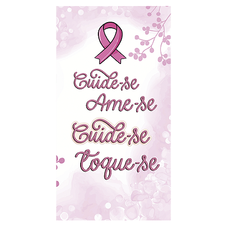 Capa Faixa Lateral Sublimado - Outubro Rosa