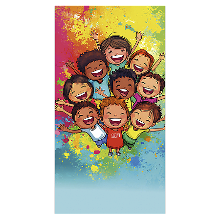 Capa Faixa Lateral Sublimado - Dia Das Crianças