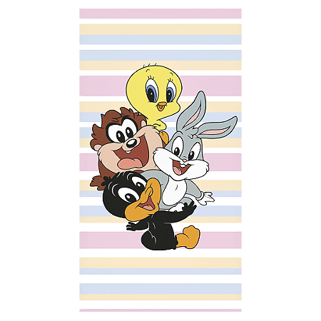 Capa Faixa Lateral Sublimado - Baby Looney Tunes