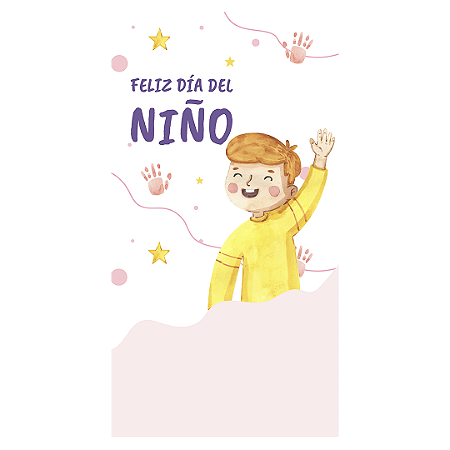 Capa Faixa Lateral Sublimado - Día del Niño ES