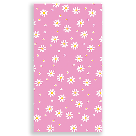Capa Faixa Lateral Sublimado - Flor Margarida
