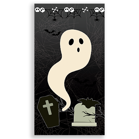 Capa Faixa Lateral Sublimado - Dia das Bruxas Halloween