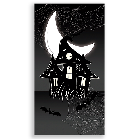 Capa Faixa Lateral Sublimado - Dia das Bruxas Halloween