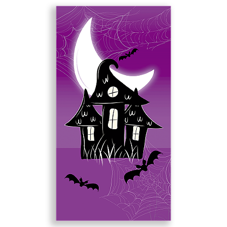 Capa Faixa Lateral Sublimado - Dia das Bruxas Halloween