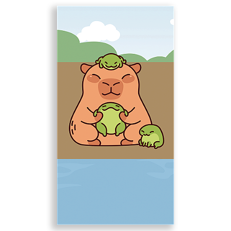 Capa Faixa Lateral Sublimado - Capivara