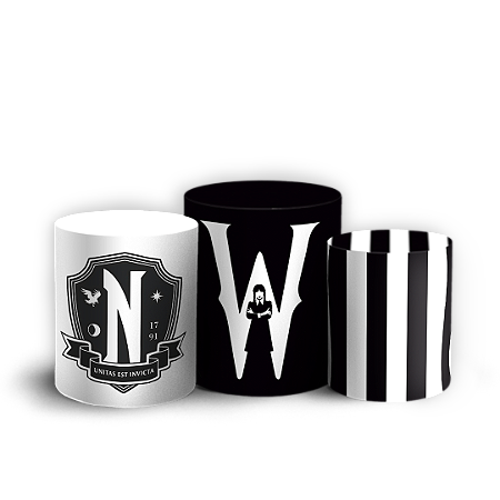 Capas Trio Cilindro Sublimado Vest Facil - Wandinha