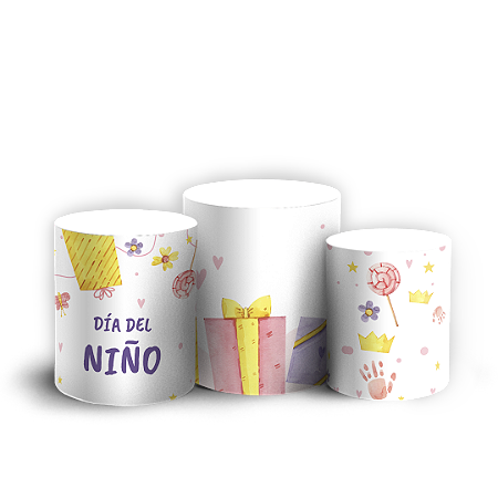 Capas Trio Cilindro Sublimado Vest Facil - Día del Niño ES