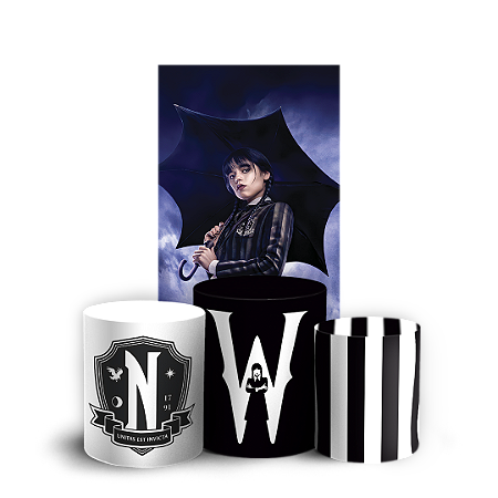 Capas Faixa Lateral e Trio Cilindro Sublimado Vest Facil - Wandinha