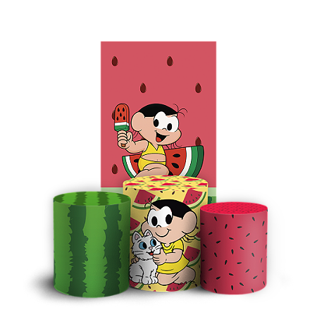 Capas Faixa Lateral e Trio Cilindro Sublimado Vest Facil - Magali