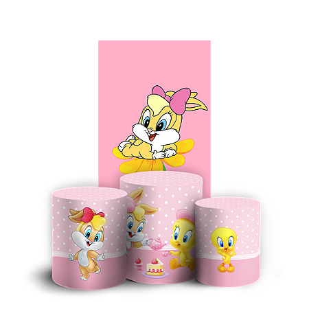 Capas Faixa Lateral e Trio Cilindro Sublimado Vest Facil - Baby Lola