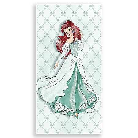 Capa Faixa Lateral Sublimado - Princesa Pequena Sereia -Vivi Mide