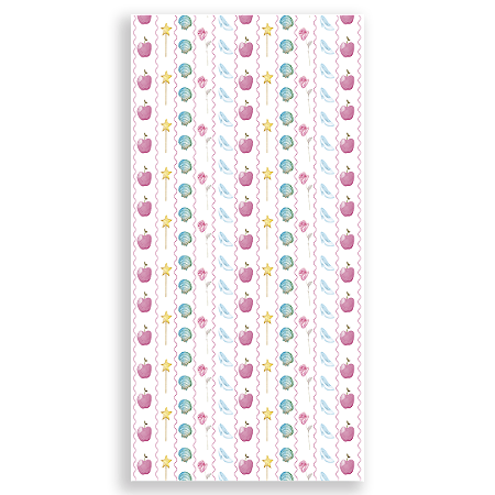 Capa Faixa Lateral Sublimado - Fundo Princesas -Vivi Mide