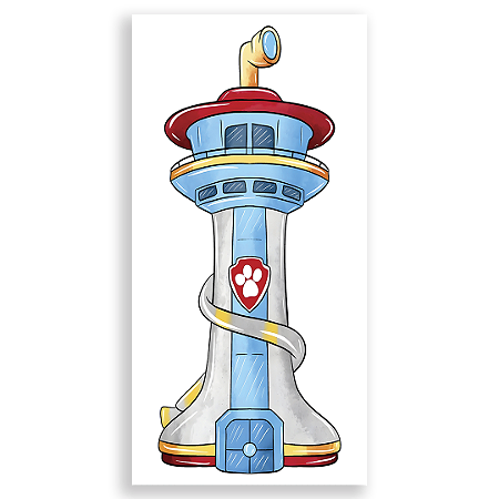 Capa Faixa Lateral Sublimado - Patrulha Canina -Vivi Mide