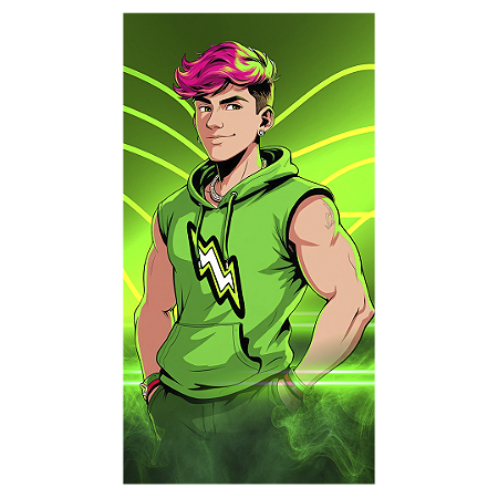 Capa Faixa Lateral Sublimado - Os Rosas