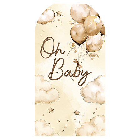 Capa Faixa Lateral Sublimado - Ursinho Bege