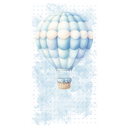 Capa Faixa Lateral Sublimado - Ursinho Azul