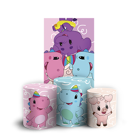 Capas Faixa Lateral e Trio Cilindro Sublimado Vest Facil - Baby Tube