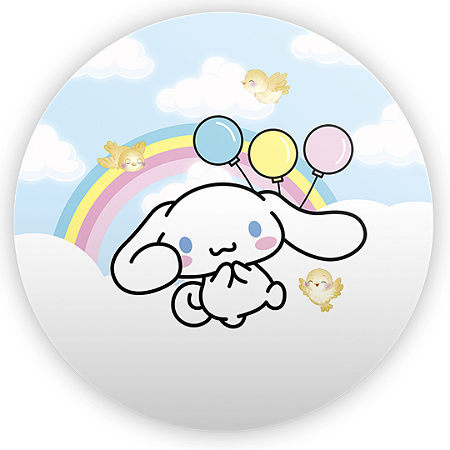 Capa Painel Redondo Sublimado - Cinnamoroll