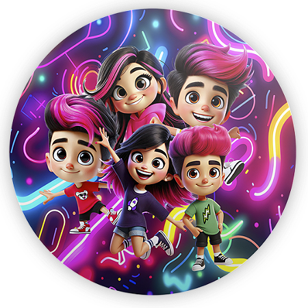 Capa Mini Painel Sublimado - Os Rosas