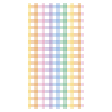 Capa Faixa Lateral Sublimado - Cores Colorido Arco Iris Xadrez