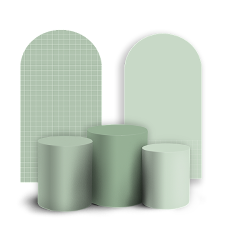 Faixas Laterais e Trio Cilindro Sublimado 3D Vest Facil - Cores Verde